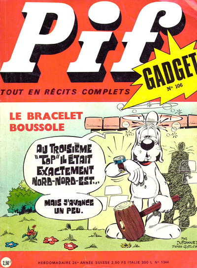 Cover for Pif Gadget (Éditions Vaillant, 1969 series) #106