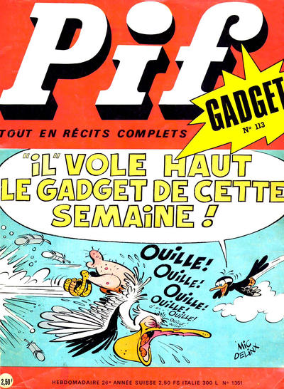 Cover for Pif Gadget (Éditions Vaillant, 1969 series) #113