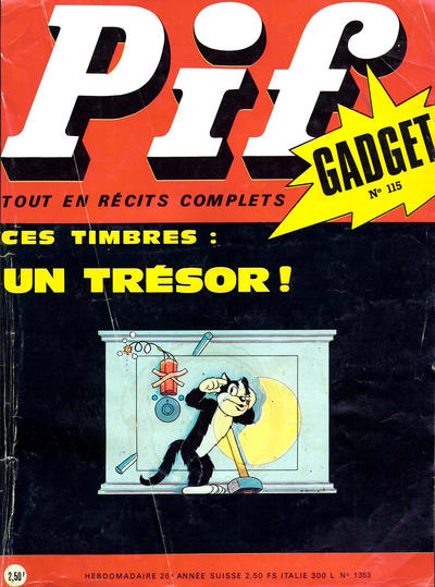 Cover for Pif Gadget (Éditions Vaillant, 1969 series) #115