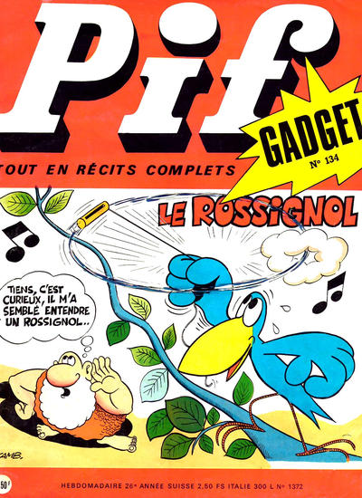 Cover for Pif Gadget (Éditions Vaillant, 1969 series) #134