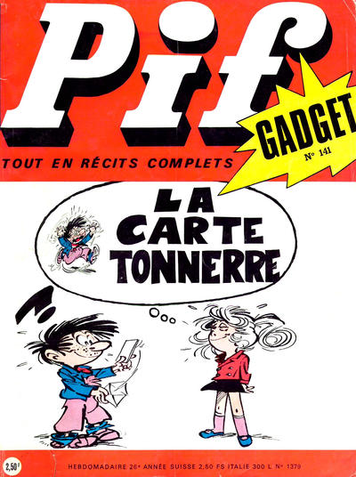 Cover for Pif Gadget (Éditions Vaillant, 1969 series) #141