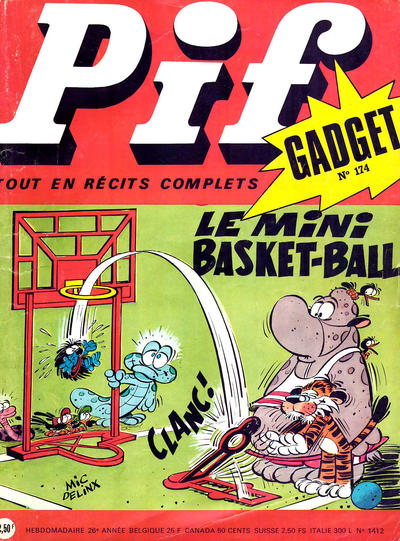 Cover for Pif Gadget (Éditions Vaillant, 1969 series) #174