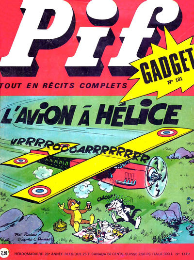 Cover for Pif Gadget (Éditions Vaillant, 1969 series) #181