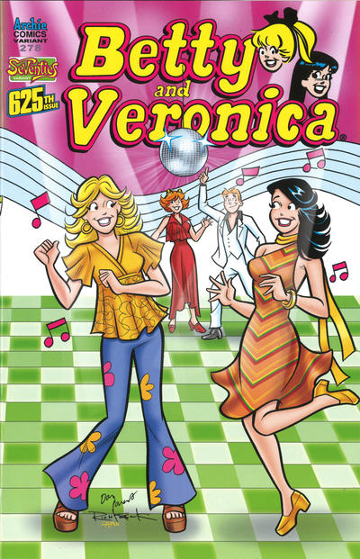 Cover for Betty and Veronica (Archie, 1987 series) #278 [Cover D Dan Parent 70s Variant]