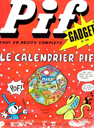 Cover for Pif Gadget (Éditions Vaillant, 1969 series) #200