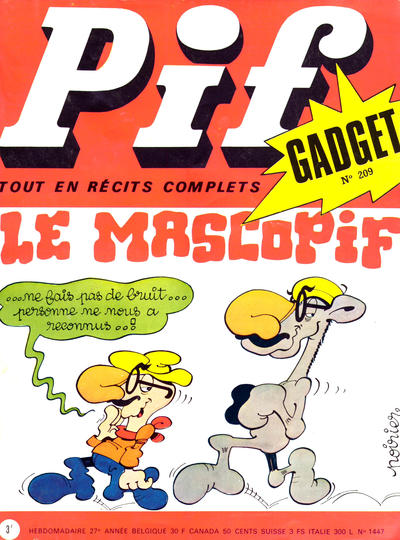Cover for Pif Gadget (Éditions Vaillant, 1969 series) #209