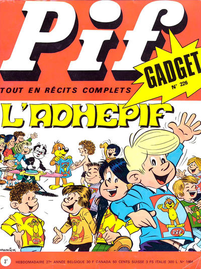 Cover for Pif Gadget (Éditions Vaillant, 1969 series) #226