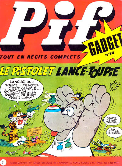 Cover for Pif Gadget (Éditions Vaillant, 1969 series) #239