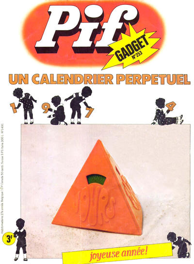 Cover for Pif Gadget (Éditions Vaillant, 1969 series) #253