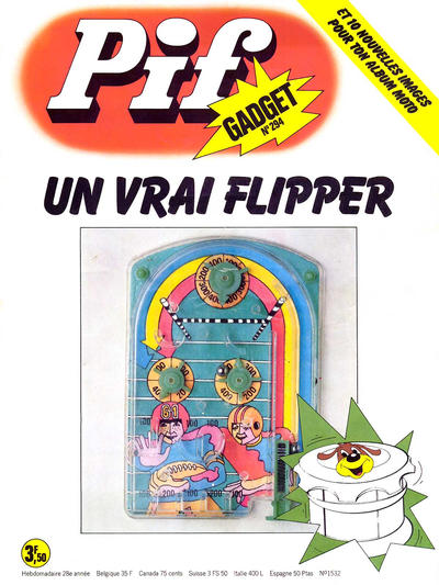 Cover for Pif Gadget (Éditions Vaillant, 1969 series) #294