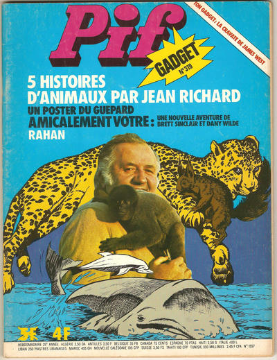 Cover for Pif Gadget (Éditions Vaillant, 1969 series) #319