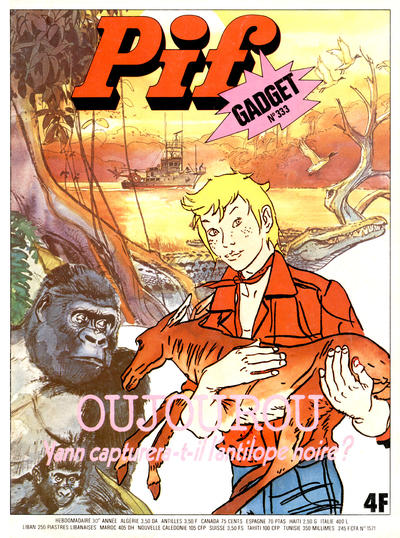 Cover for Pif Gadget (Éditions Vaillant, 1969 series) #333