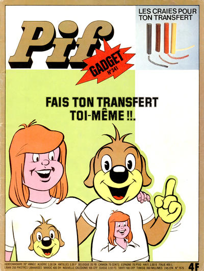 Cover for Pif Gadget (Éditions Vaillant, 1969 series) #341
