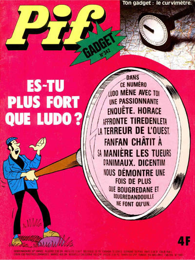 Cover for Pif Gadget (Éditions Vaillant, 1969 series) #342