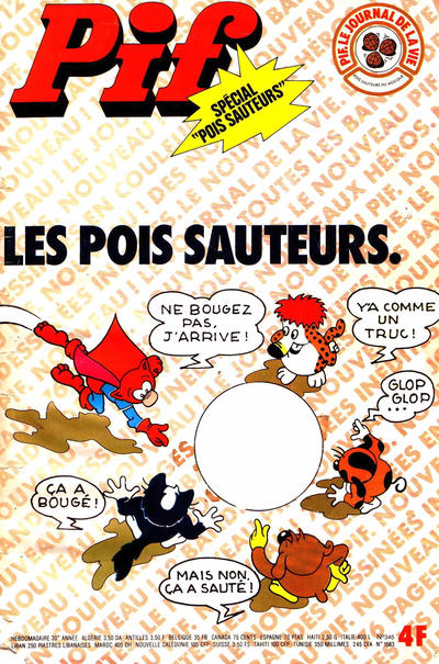 Cover for Pif Gadget (Éditions Vaillant, 1969 series) #345