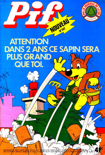 Cover for Pif Gadget (Éditions Vaillant, 1969 series) #347