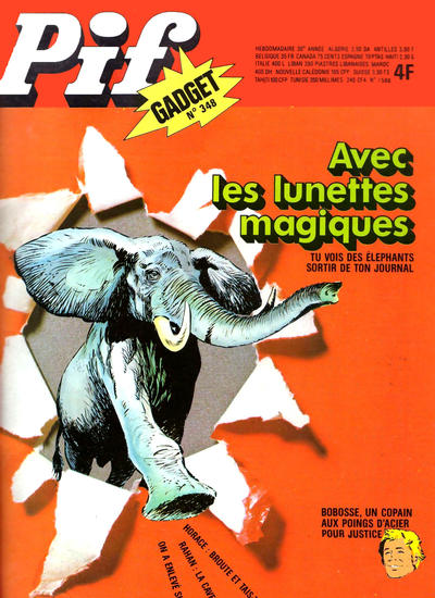 Cover for Pif Gadget (Éditions Vaillant, 1969 series) #348