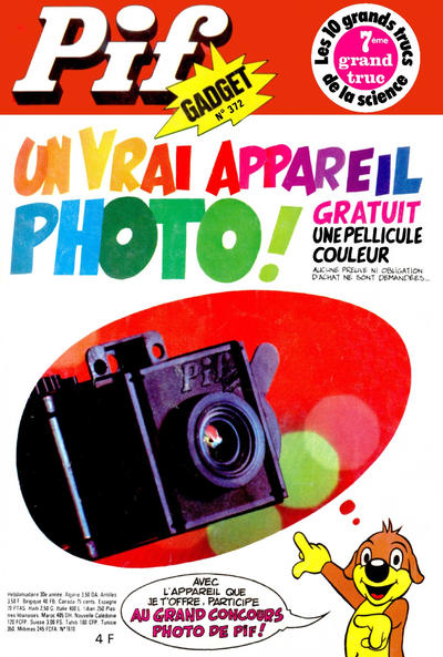 Cover for Pif Gadget (Éditions Vaillant, 1969 series) #372
