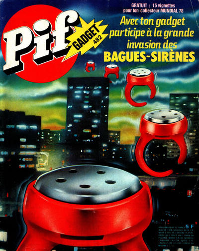 Cover for Pif Gadget (Éditions Vaillant, 1969 series) #482