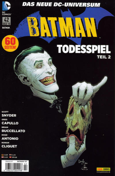 Cover for Batman (Panini Deutschland, 2012 series) #42 (107)