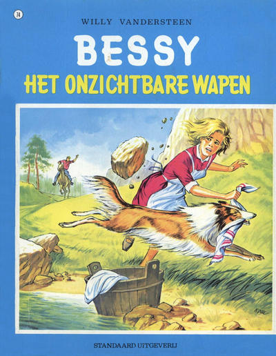 Cover for Bessy (Standaard Uitgeverij, 1954 series) #74 - Het onzichtbare wapen [Herdruk 1977]