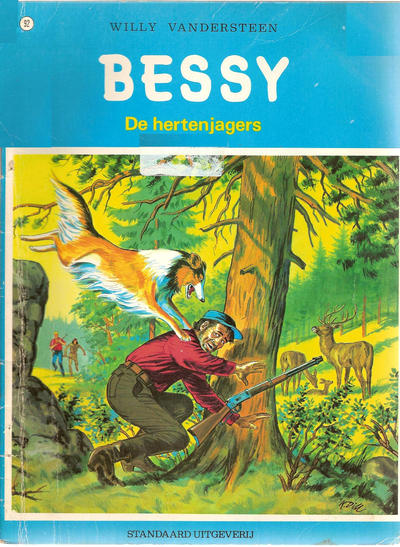 Cover for Bessy (Standaard Uitgeverij, 1954 series) #92 - De hertenjagers [Herdruk 1979]