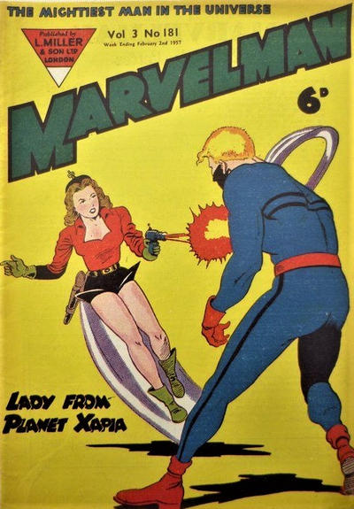 Cover for Marvelman (L. Miller & Son, 1954 series) #181