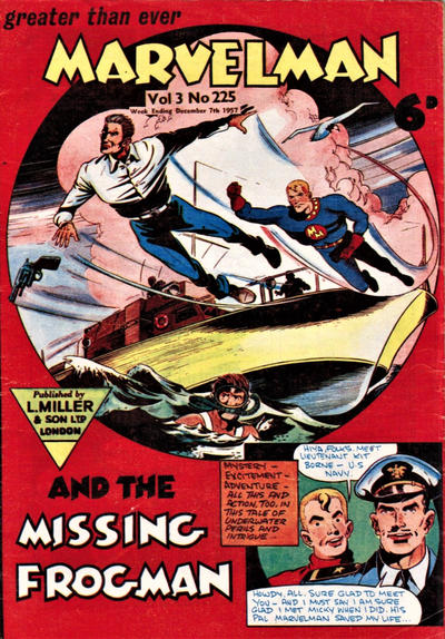 Cover for Marvelman (L. Miller & Son, 1954 series) #225