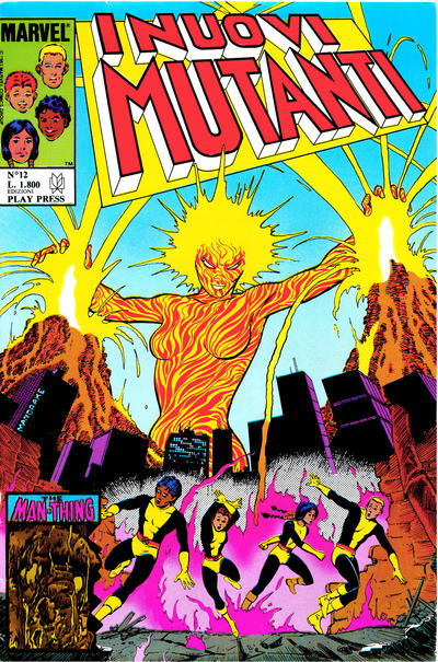 Cover for I Nuovi Mutanti (Play Press, 1989 series) #12