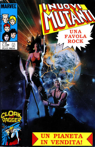 Cover for I Nuovi Mutanti (Play Press, 1989 series) #18