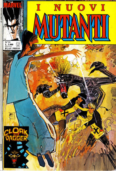 Cover for I Nuovi Mutanti (Play Press, 1989 series) #21