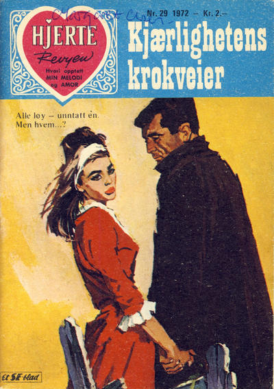 Cover for Hjerterevyen (Serieforlaget / Se-Bladene / Stabenfeldt, 1960 series) #29/1972