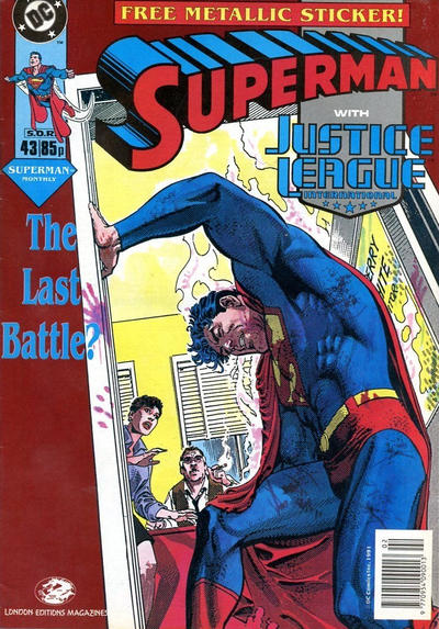 Cover for Superman (Egmont UK, 1988 series) #43