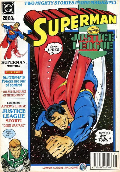 Cover for Superman (Egmont UK, 1988 series) #28