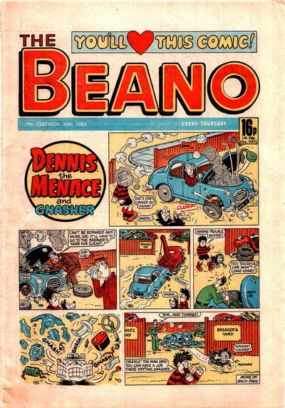 Cover for The Beano (D.C. Thomson, 1950 series) #2263