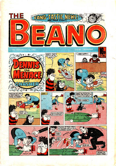 Cover for The Beano (D.C. Thomson, 1950 series) #2276