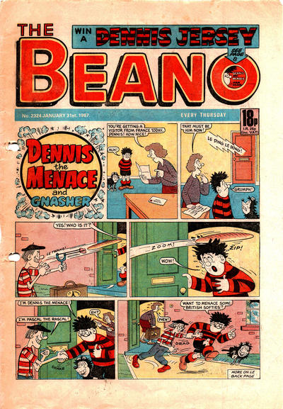 Cover for The Beano (D.C. Thomson, 1950 series) #2324