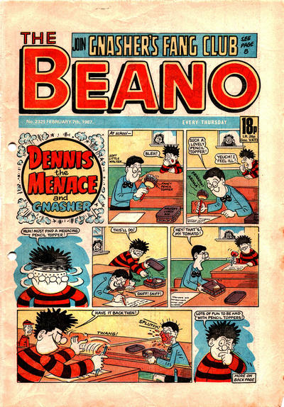 Cover for The Beano (D.C. Thomson, 1950 series) #2325