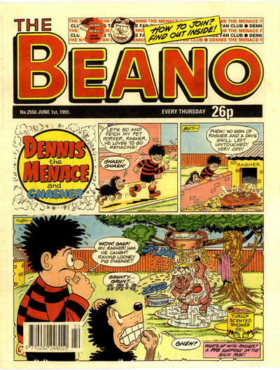 Cover for The Beano (D.C. Thomson, 1950 series) #2550