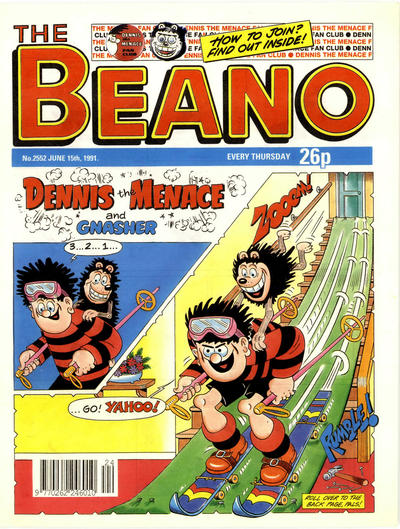Cover for The Beano (D.C. Thomson, 1950 series) #2552