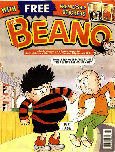 Cover for The Beano (D.C. Thomson, 1950 series) #3105