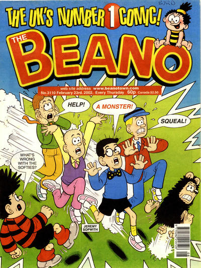 Cover for The Beano (D.C. Thomson, 1950 series) #3110