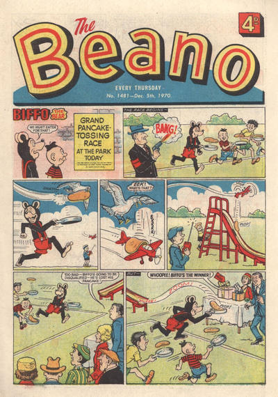 Cover for The Beano (D.C. Thomson, 1950 series) #1481