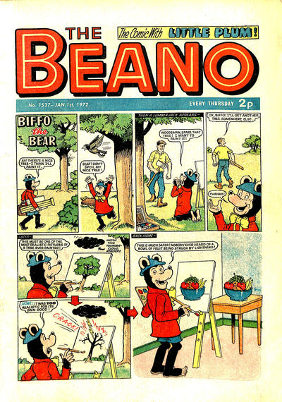 Cover for The Beano (D.C. Thomson, 1950 series) #1537