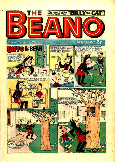 Cover for The Beano (D.C. Thomson, 1950 series) #1554