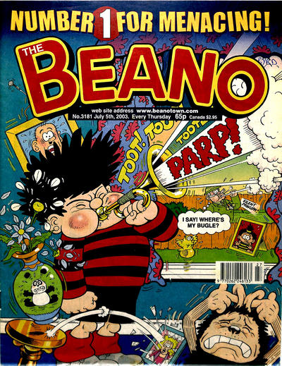 Cover for The Beano (D.C. Thomson, 1950 series) #3181