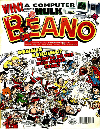 Cover for The Beano (D.C. Thomson, 1950 series) #3182