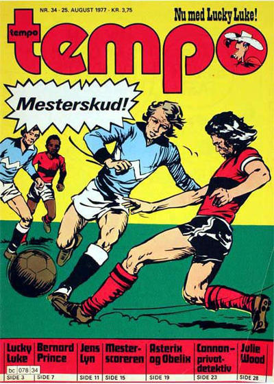 Cover for Tempo (Egmont, 1976 series) #34/1977