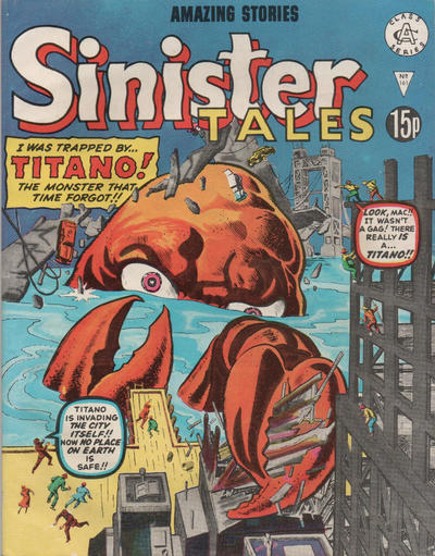 Cover for Sinister Tales (Alan Class, 1964 series) #161
