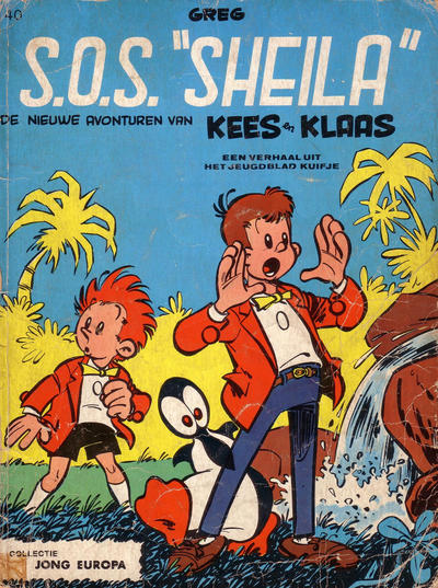 Cover for Collectie Jong Europa (Le Lombard, 1960 series) #40 - Kees en Klaas: S.O.S. "Sheila"